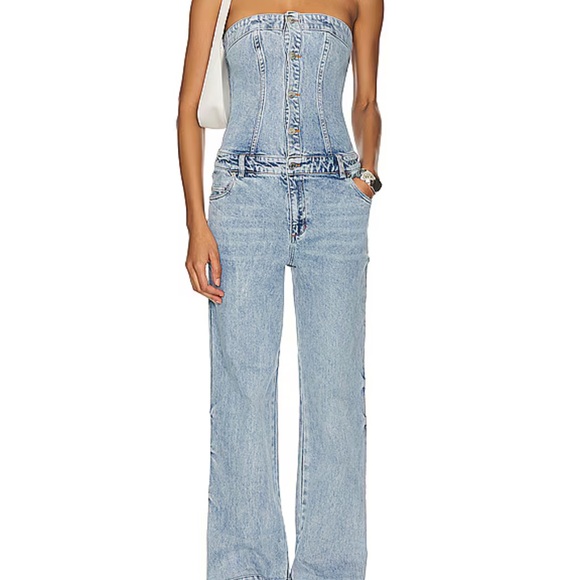 SER.O.YA Denim - SER.O.YA Blue Flare Wide Leg Jeans